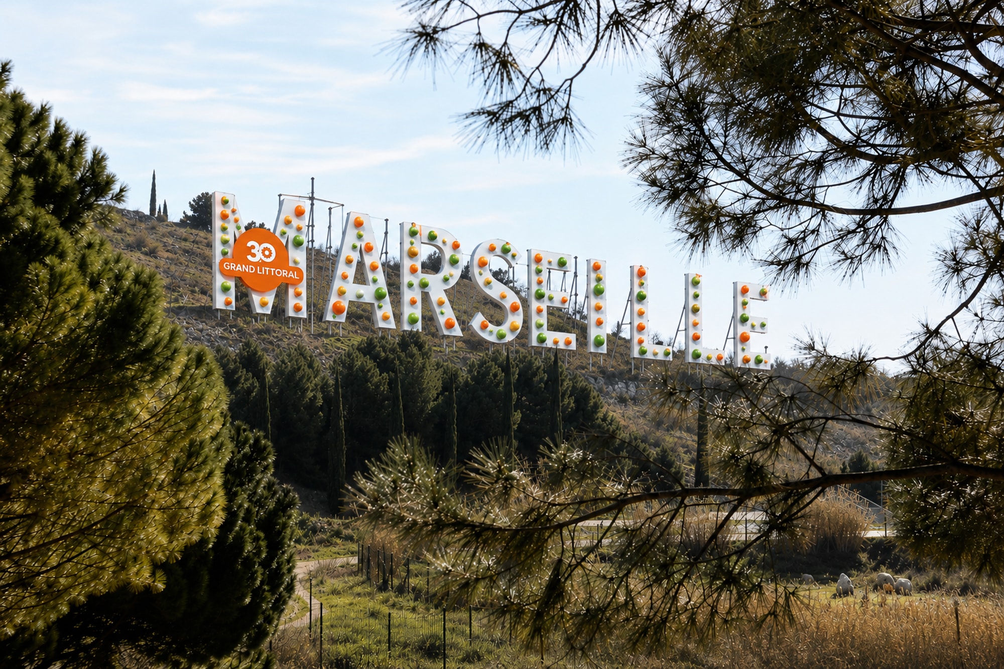 lettres, Pourquoi les lettres g&eacute;antes &laquo;&nbsp;Marseille&nbsp;&raquo; vont changer de couleur le 24 ao&ucirc;t ?, Made in Marseille