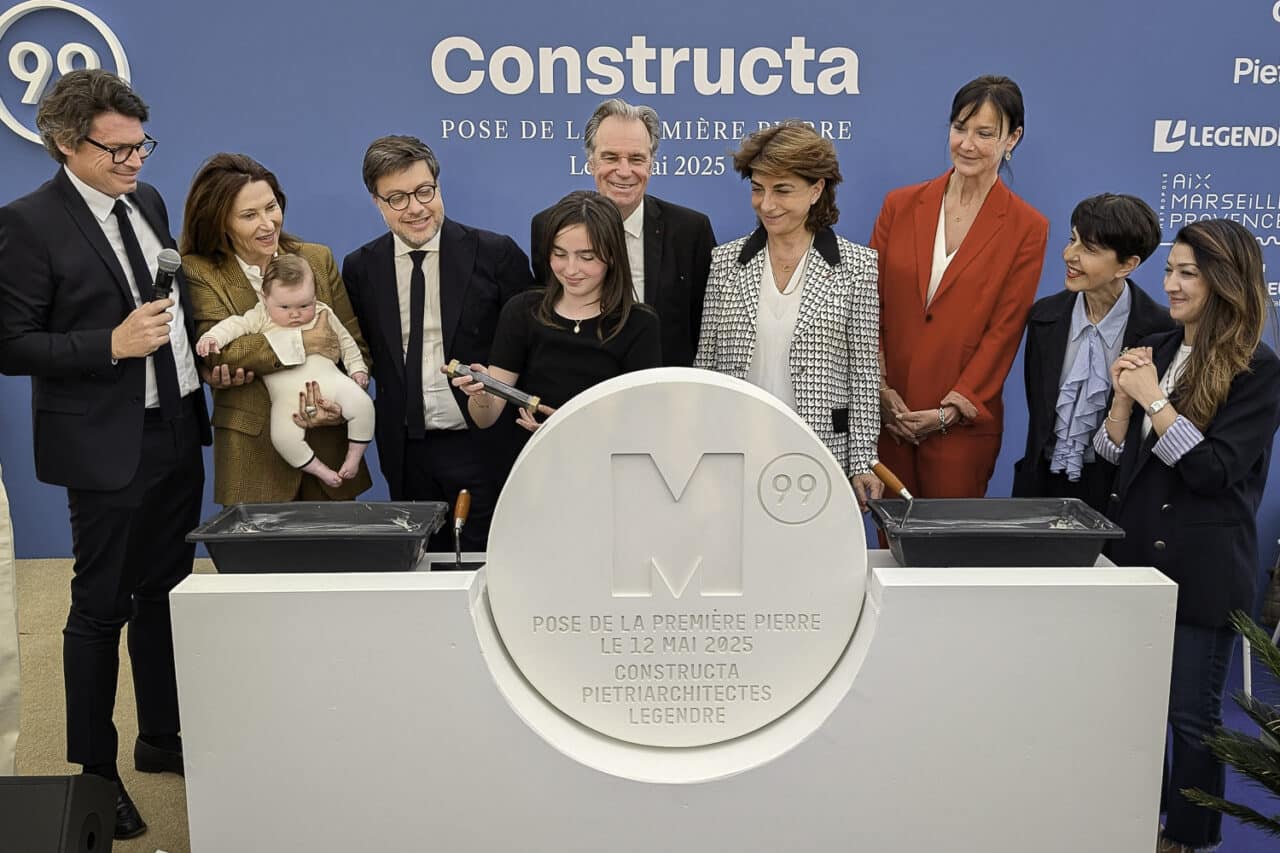 m99, M99 : pose de la première pierre pour la dernière tour d’Arenc, Made in Marseille