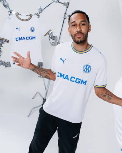 maillot OM, D&eacute;couvrez les nouveaux maillots de l&rsquo;OM pour la saison 2026-2027, Made in Marseille