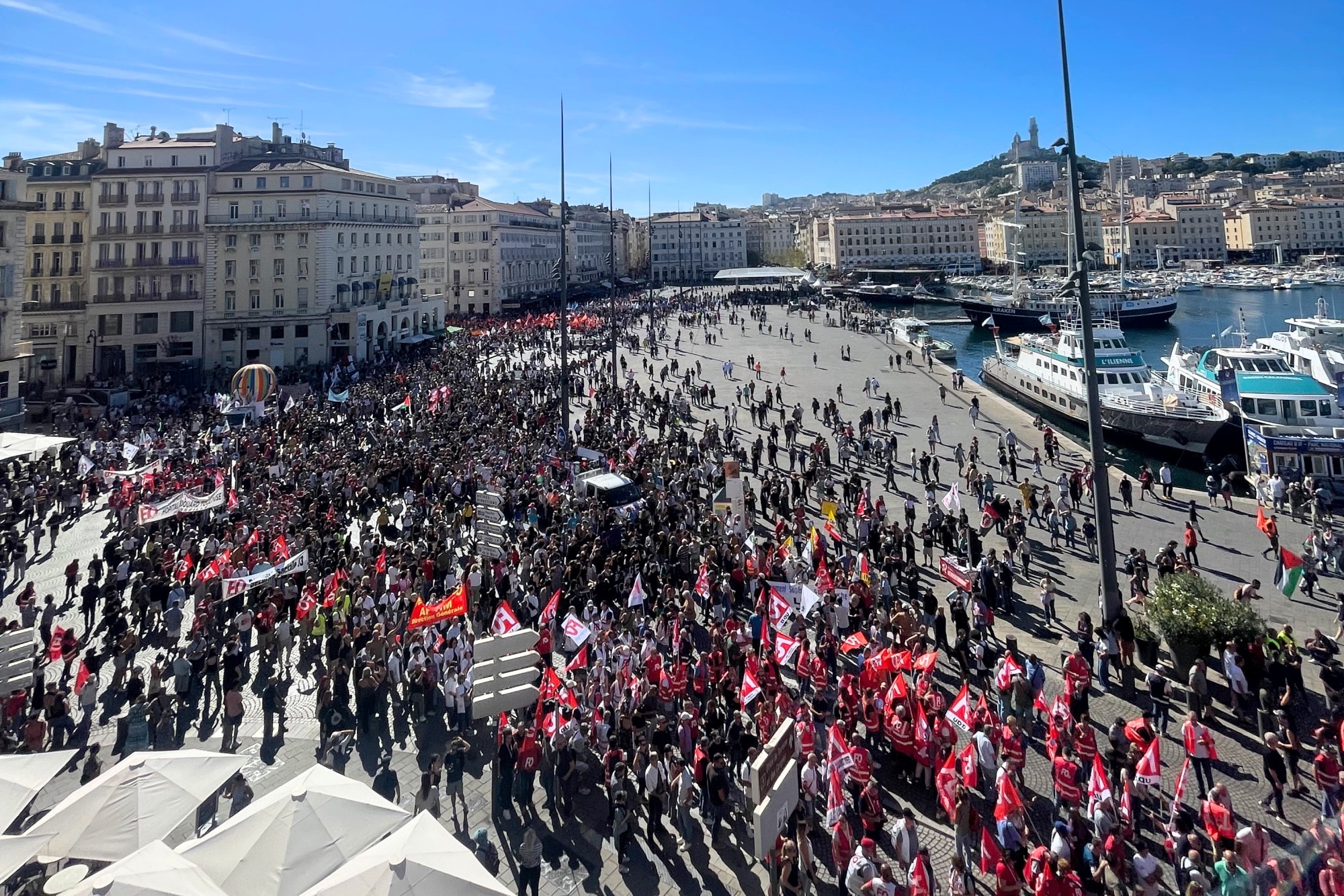 18 septembre, La manifestation du 18 septembre sur le Vieux-Port de Marseille en images, Made in Marseille