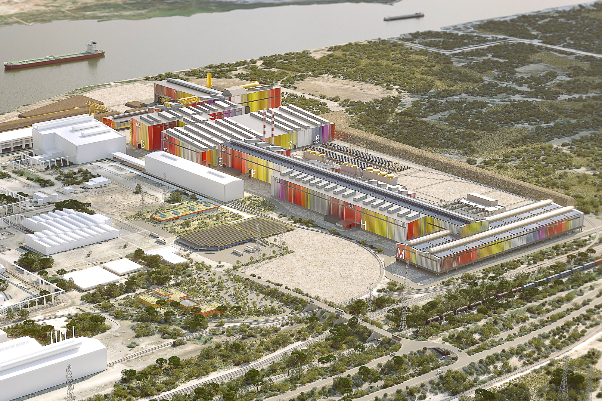 Marcegaglia, Projet Mistral : &agrave; Fos, Marcegaglia d&eacute;voile sa future usine XXL d&rsquo;acier &laquo; bas carbone &raquo;, Made in Marseille