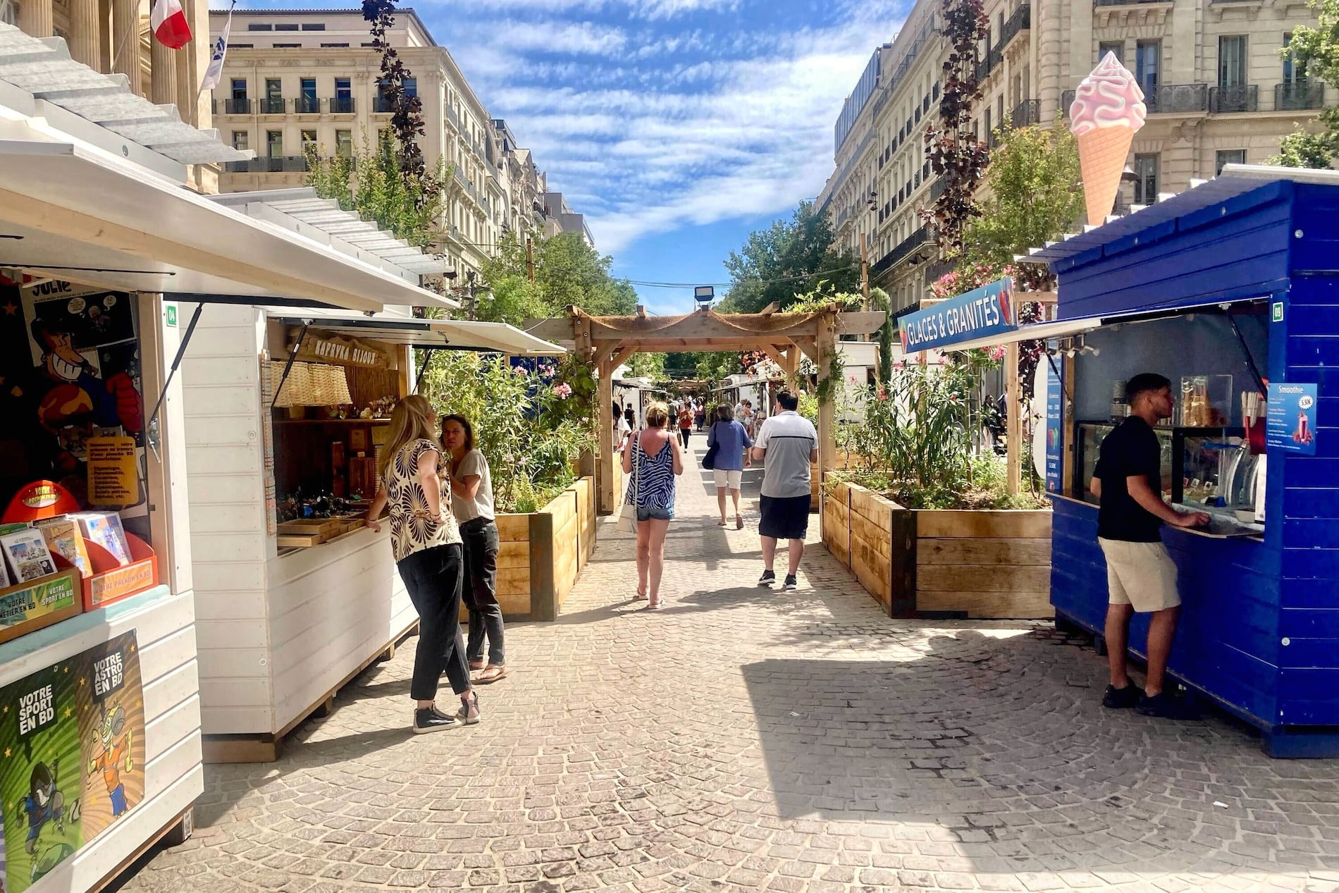 marché d'été, Le marché d&rsquo;été de Marseille a ouvert ses portes sur le bas de la Canebière, Made in Marseille