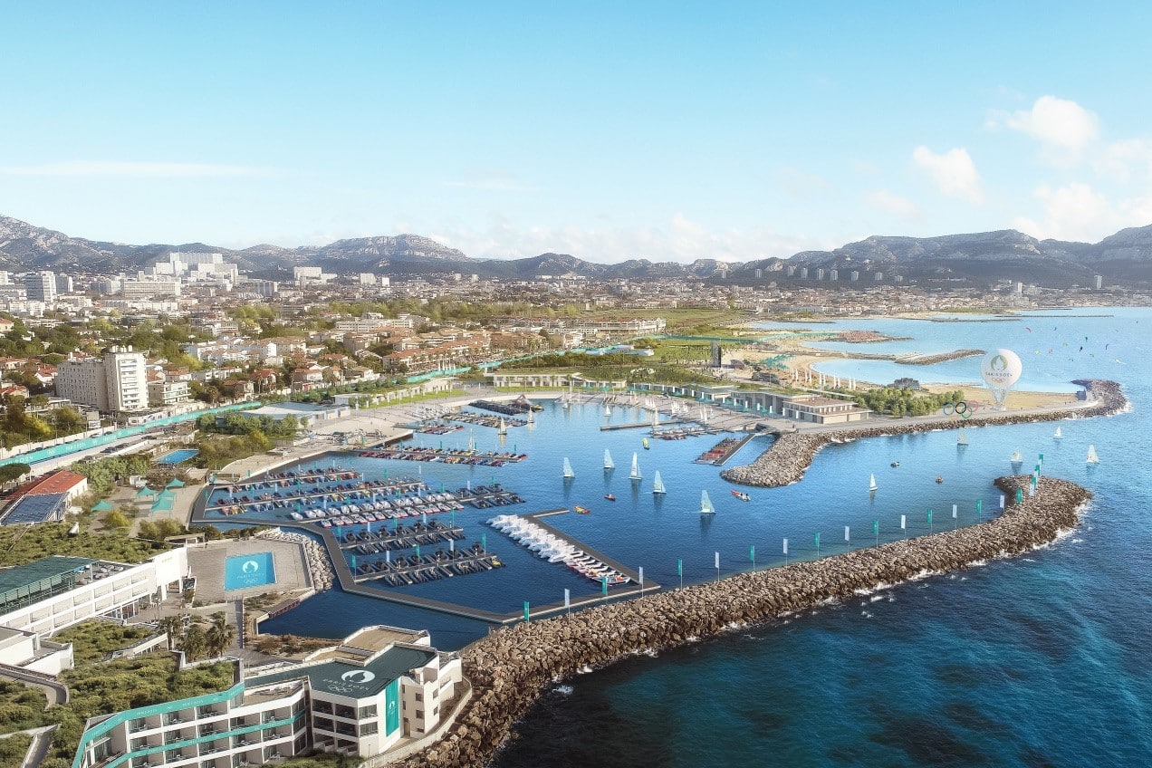 marina olympique, Vidéo | À Marseille, le premier bâtiment de la marina olympique vient d&rsquo;être livré, Made in Marseille