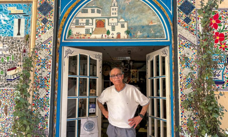 bouba mosaïste mosaïque panier lorette