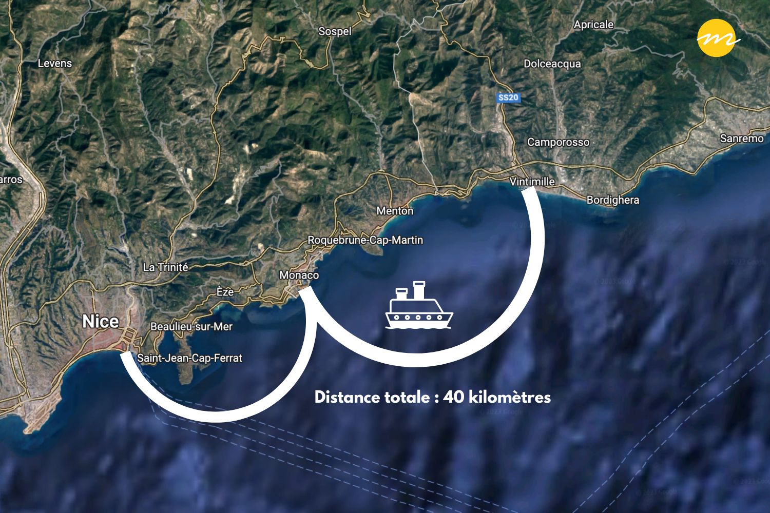Métropole Nice Côte d'Azur, Une navette maritime transfrontalière en projet entre Nice et Vintimille, Made in Marseille