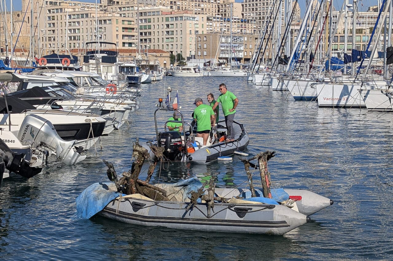Vieux-Port, Des tonnes de déchets sorties du Vieux-Port par les sociétés nautiques, Made in Marseille