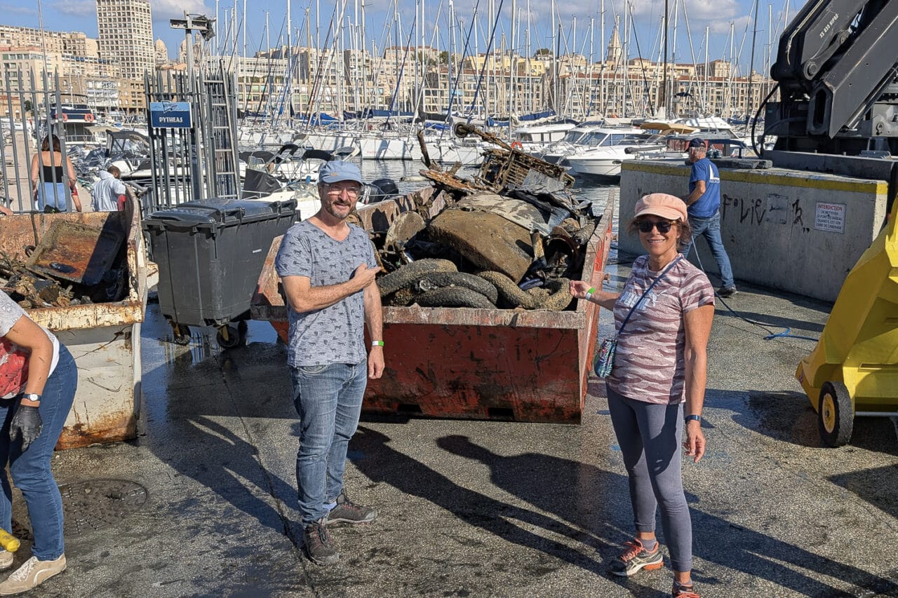 Vieux-Port, Des tonnes de déchets sorties du Vieux-Port par les sociétés nautiques, Made in Marseille