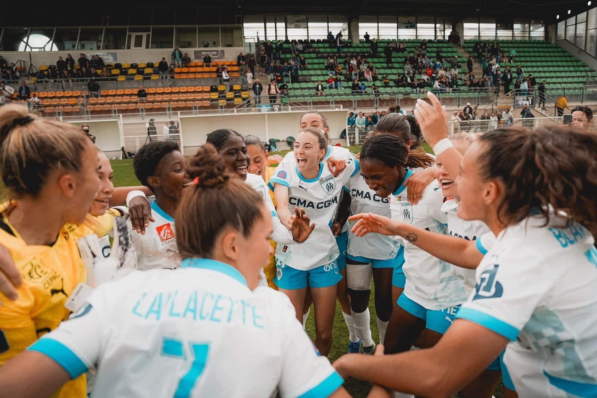 féminines, Les Féminines de l&rsquo;OM valident leur montée en première division, Made in Marseille