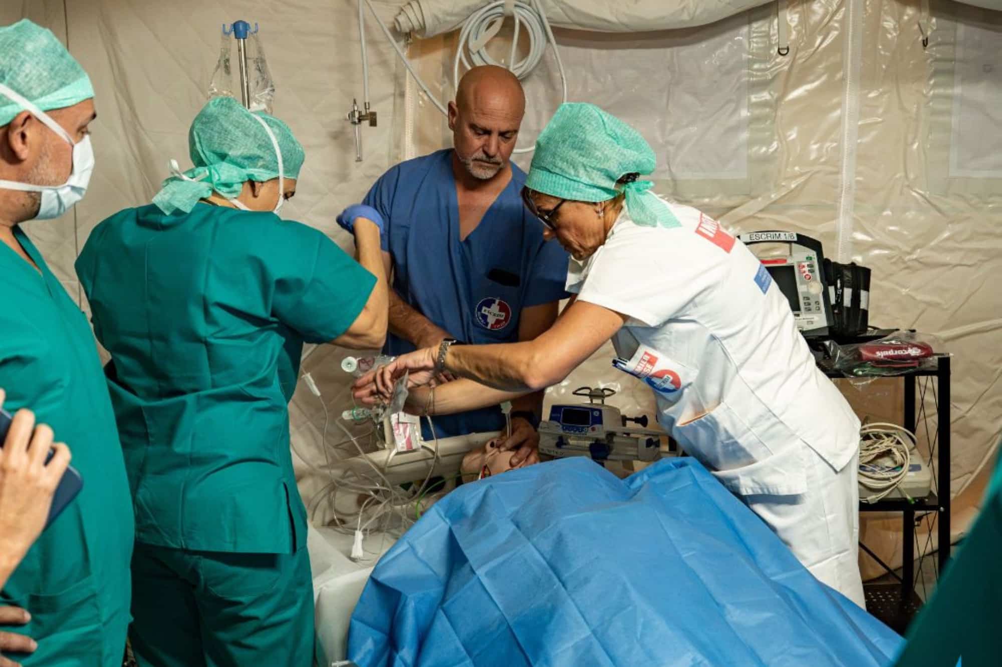 parc Chanot h&ocirc;pital, Un h&ocirc;pital de campagne install&eacute; au parc Chanot pour s&rsquo;entra&icirc;ner &agrave; intervenir sur les catastrophes majeures, Made in Marseille