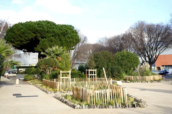 Parc Chanot aménagements extérieurs.