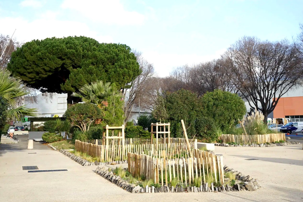 Arbres, basket, parcours vélo… le coeur du parc Chanot se transforme