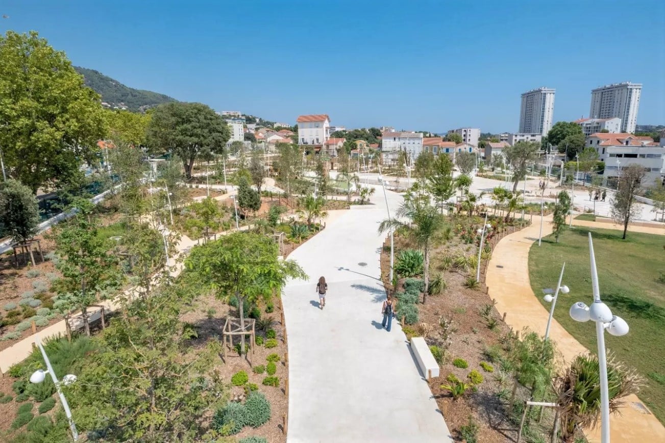 loubière, En images | Le nouveau parc de la Loubière inauguré sur une ancienne friche au coeur de Toulon, Made in Marseille