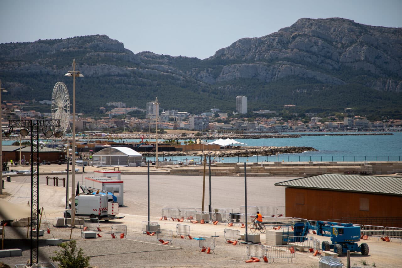 parc olympique, Le « parc olympique » est prêt pour accueillir le public à la marina du Roucas Blanc, Made in Marseille