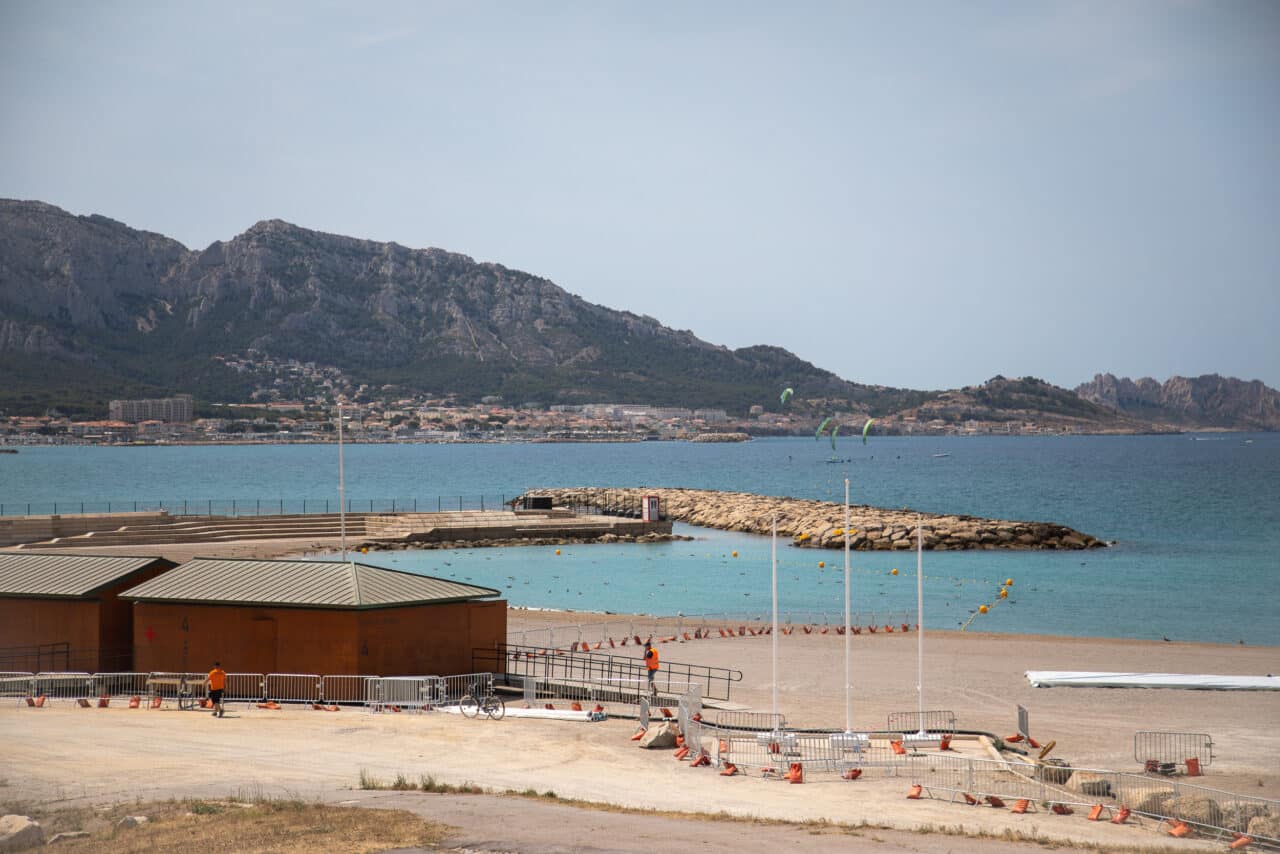 parc olympique, Le « parc olympique » est prêt pour accueillir le public à la marina du Roucas Blanc, Made in Marseille