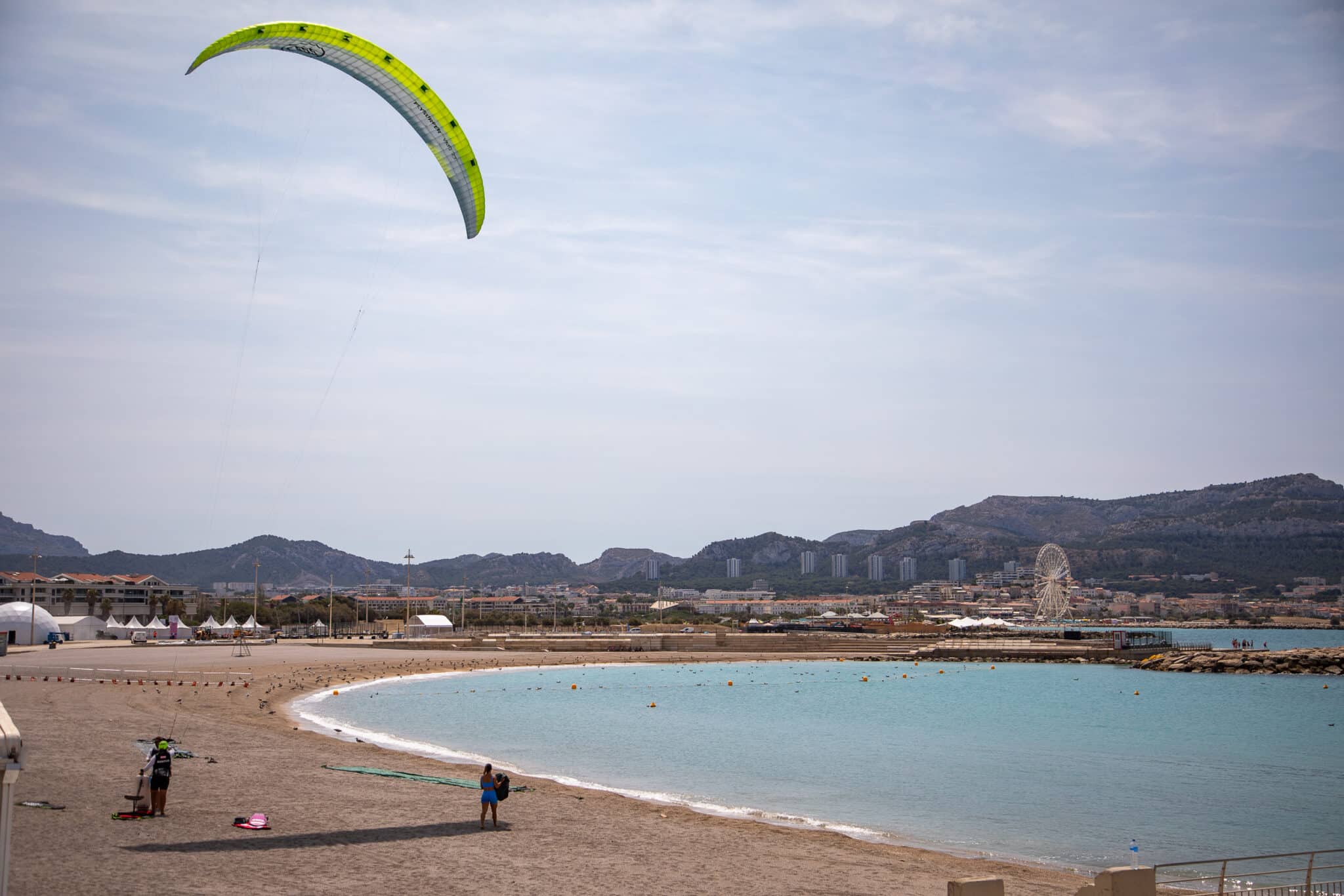 parc olympique, Le « parc olympique » est prêt pour accueillir le public à la marina du Roucas Blanc, Made in Marseille