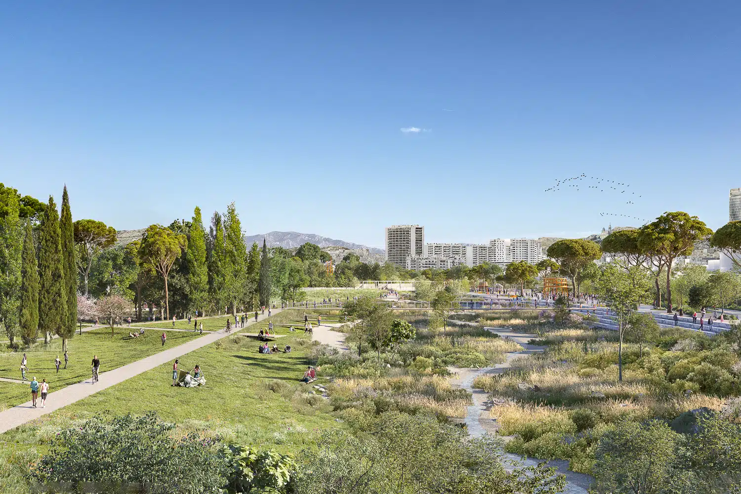 es Aygalades, Le futur parc des Aygalades se chiffre autour de 166 millions d&rsquo;euros au total, Made in Marseille