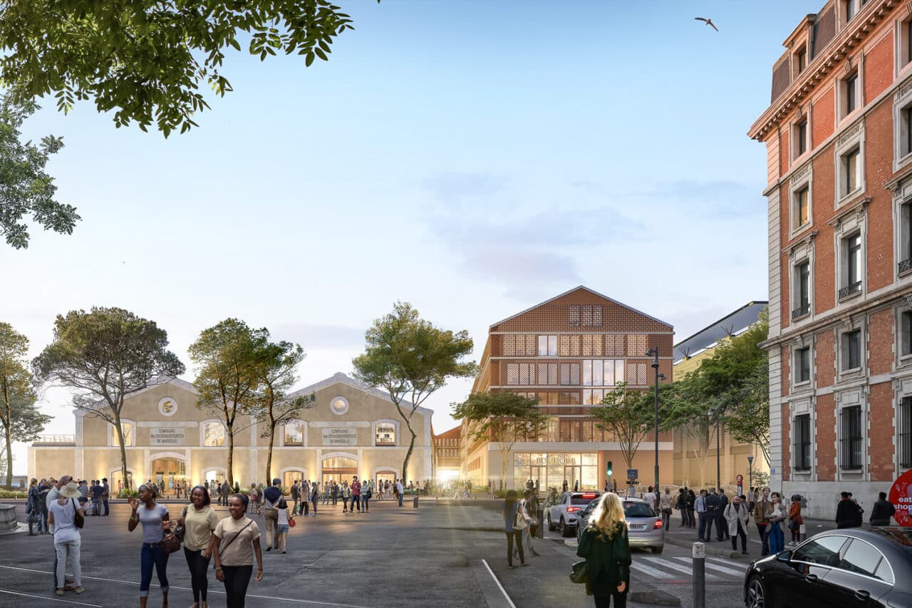 joliette, En images | Le Port dévoile son futur siège qui va changer le visage de la Joliette, Made in Marseille