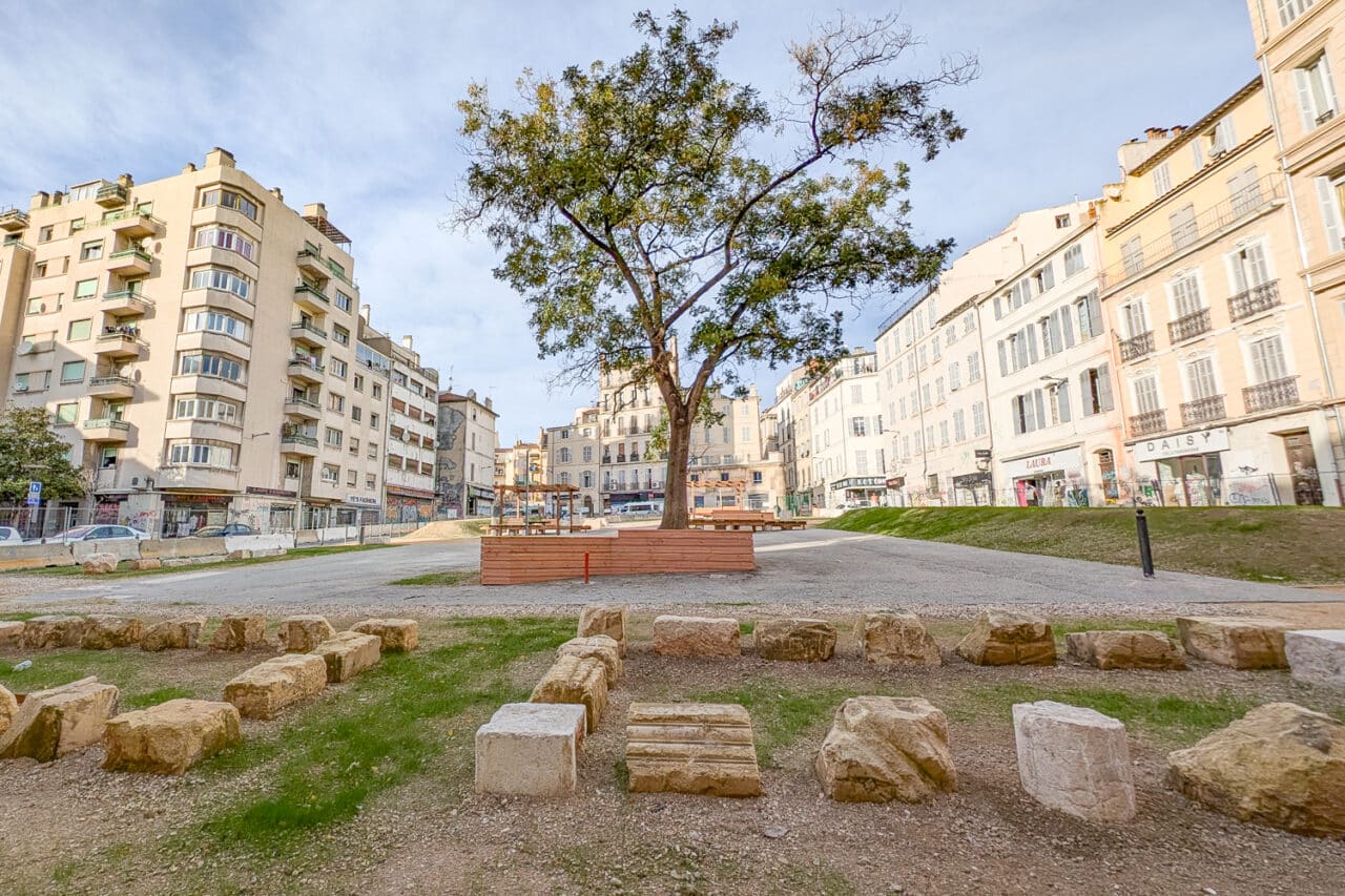 providence, 50 arbres et des jeux d&rsquo;enfants, la future place Providence se dévoile, Made in Marseille