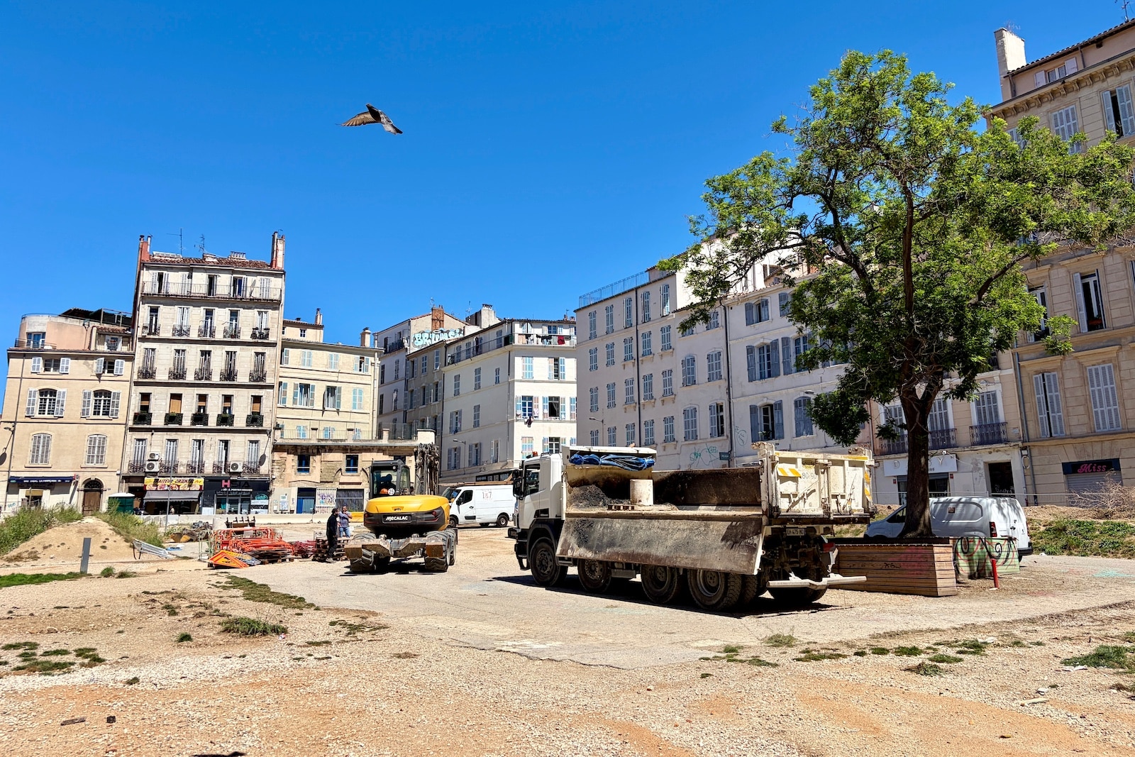 providence, &Agrave; Belsunce, l&rsquo;am&eacute;nagement de la place Providence d&eacute;bute enfin, Made in Marseille