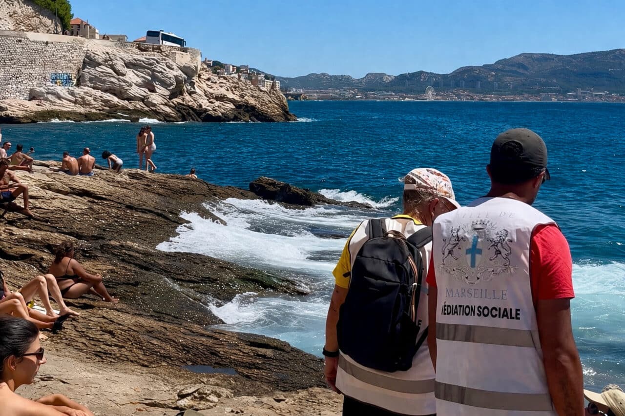 plongeons, Sur la Corniche, les médiateurs tentent d’empêcher les plongeons avant que la justice n’intervienne, Made in Marseille