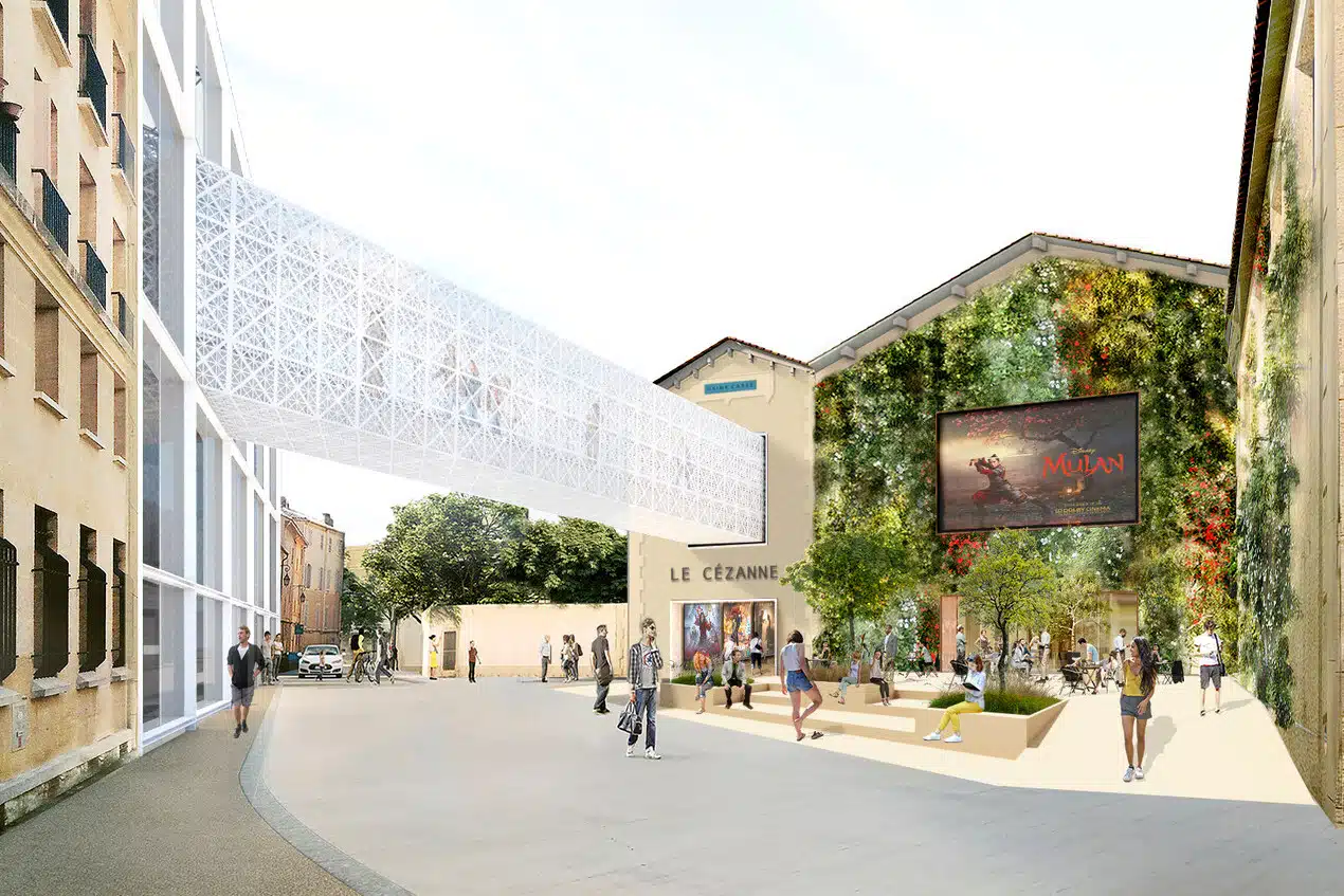 À Aix, le chantier de transformation du cinéma Cézanne vient de débuter