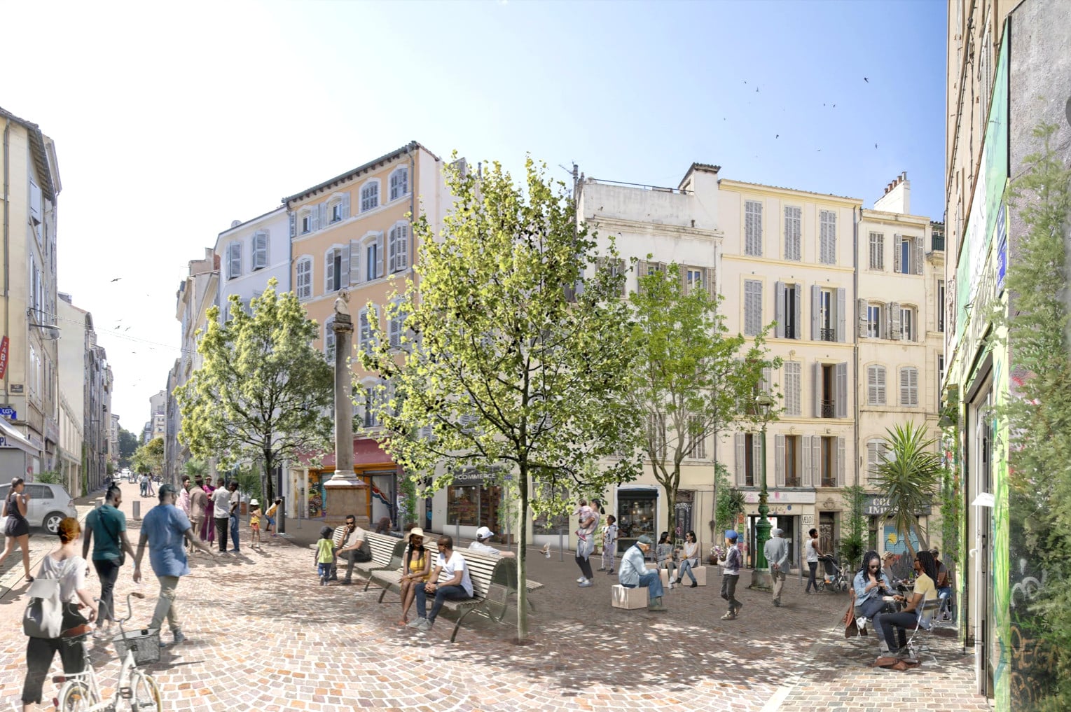 de noailles, Découvrez en images le projet de requalification de Noailles qui débute cet été, Made in Marseille