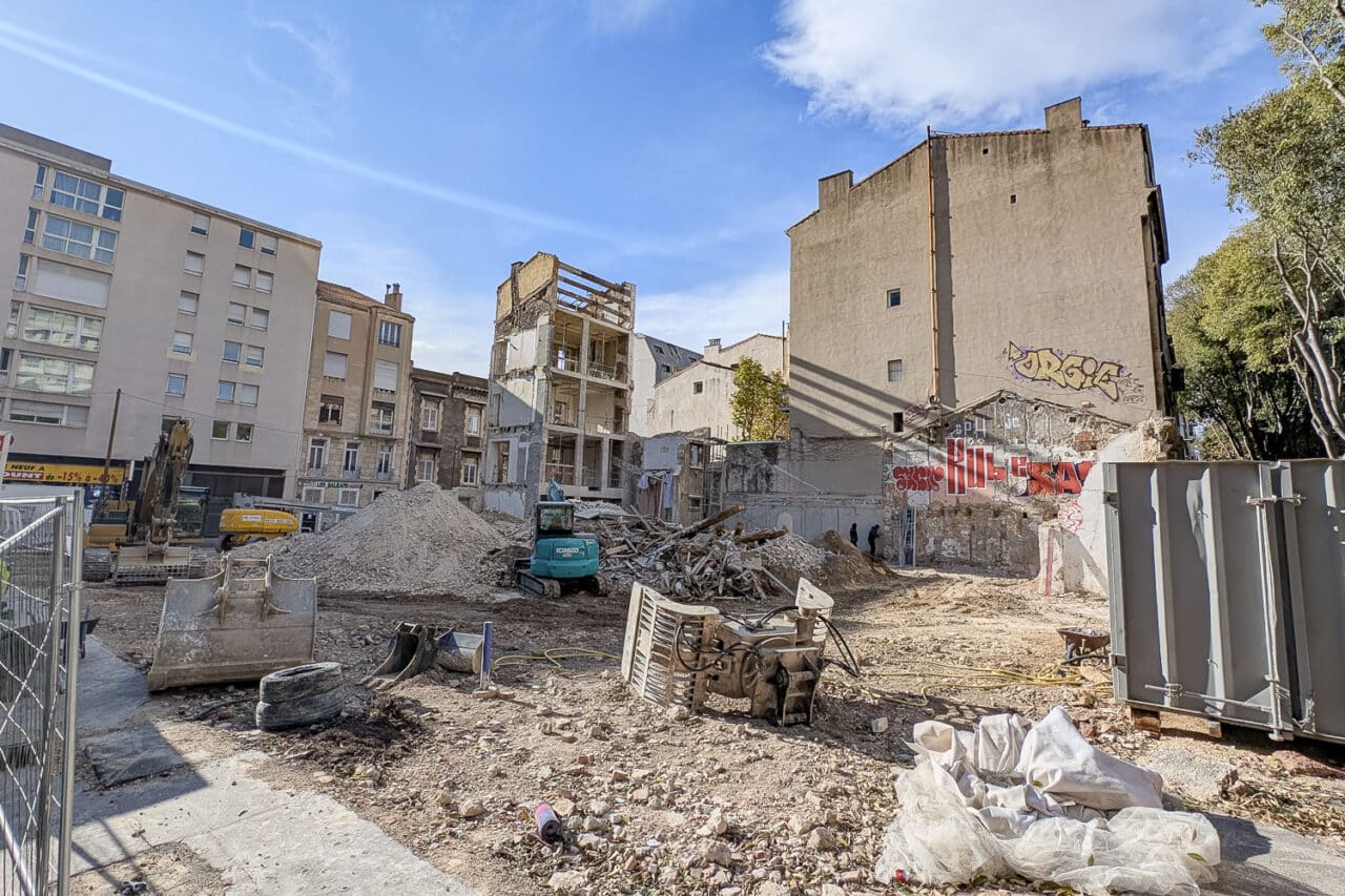 étudiante, Une résidence étudiante avec rooftop en construction sur le cours Gouffé, Made in Marseille
