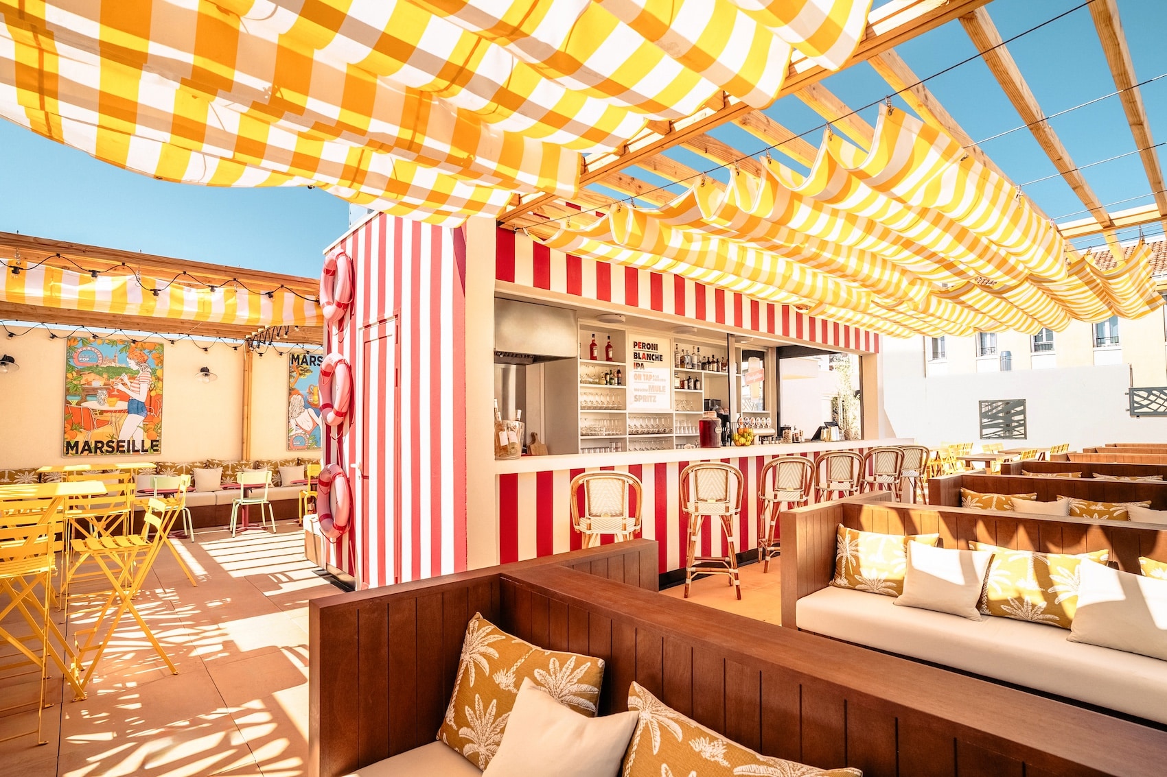 rockypop, Vers Castellane, le rooftop du RockyPop impose son style haut en couleur, Made in Marseille