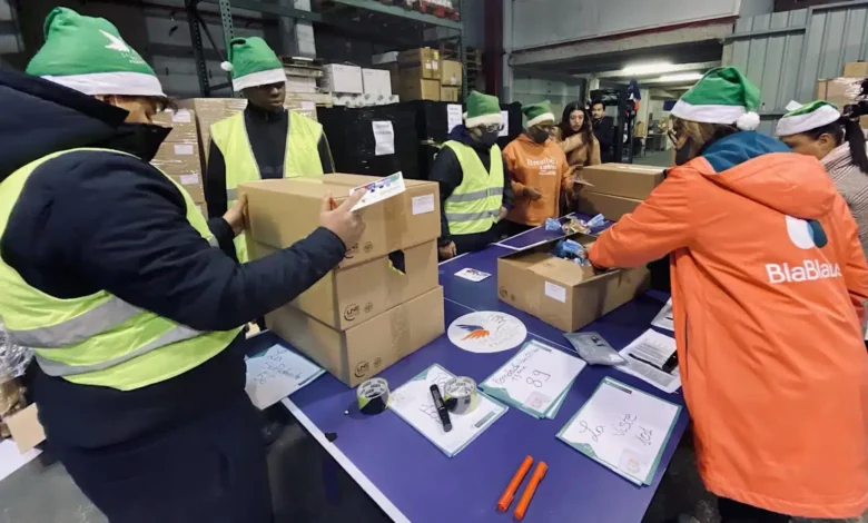 ouverture immense base logistique CMA CGM précarité alimenatire