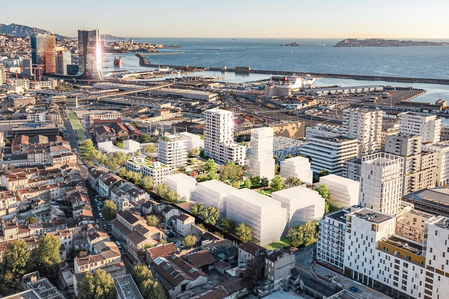 Smartseille Odyssée, En images | Smartseille Odyssée, le futur quartier d&rsquo;Euromed sort de terre en mars, Made in Marseille