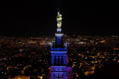 Bonne Mère, Revivez en images le spectacle de l&rsquo;inauguration de la Bonne Mère rénovée, Made in Marseille