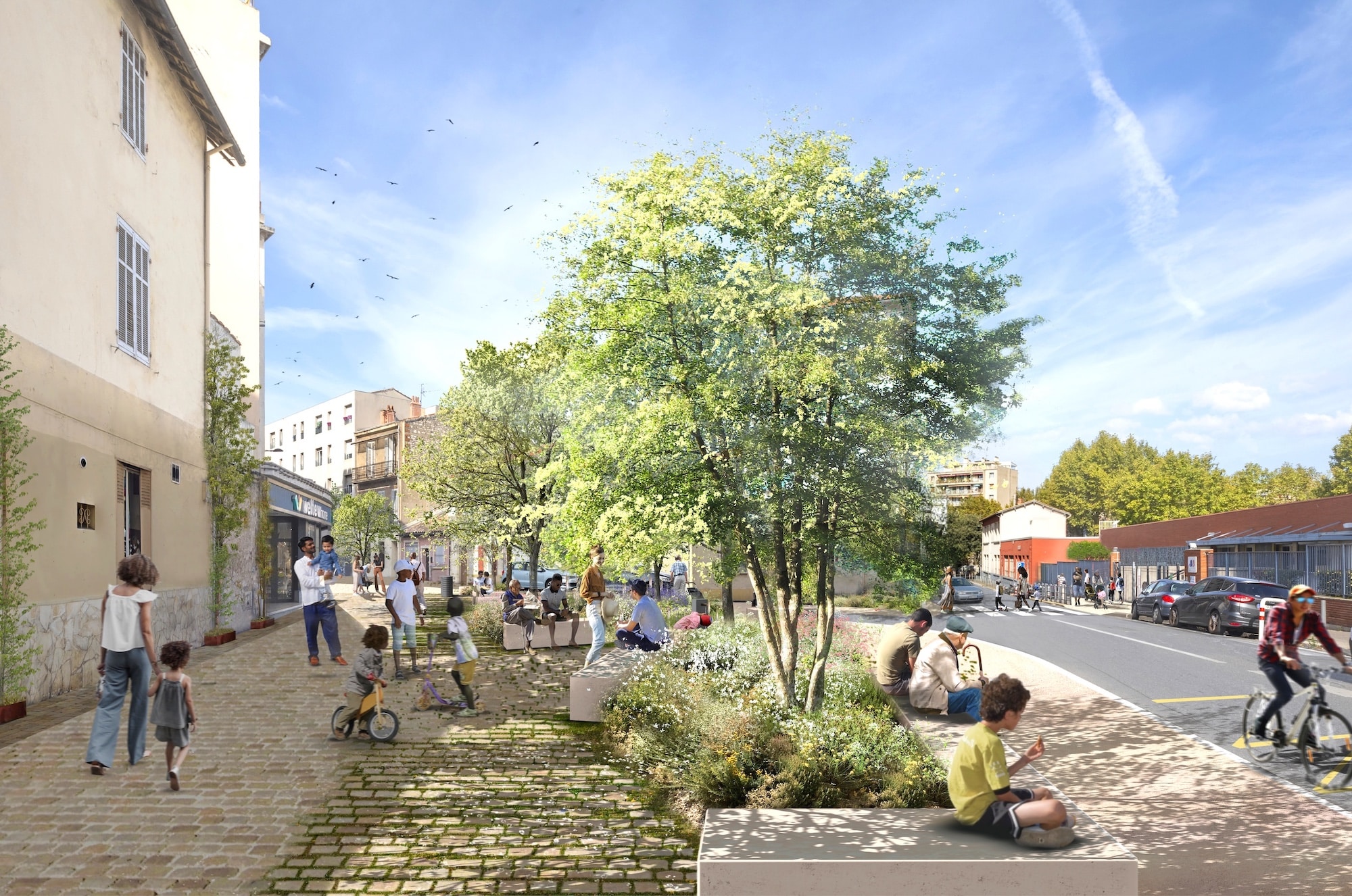 La transformation des espaces publics de la Belle de Mai débute