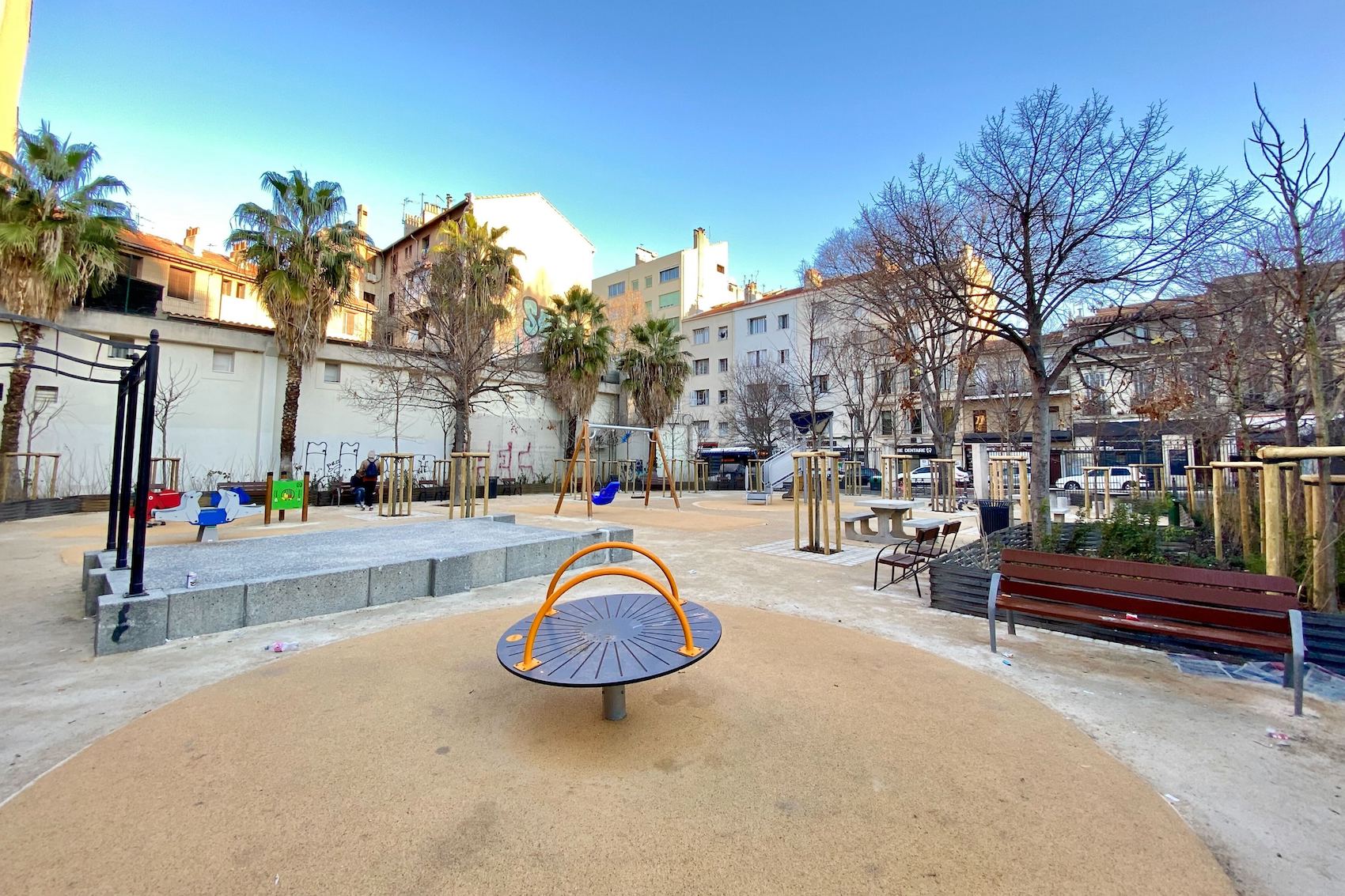 National, Le square boulevard National renaît grâce aux élèves de CM2 de l’école Saint-Charles, Made in Marseille