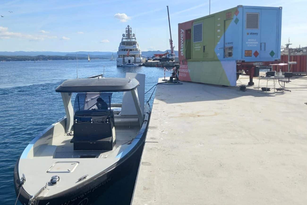 hydrogène, Une station de recharge mobile à l&rsquo;hydrogène testée sur le port de La Ciotat, Made in Marseille