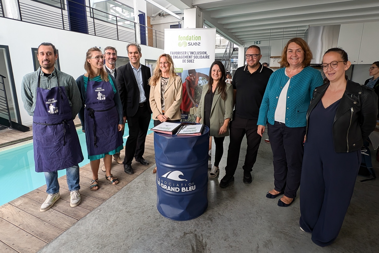 pépins production, De la mer à la terre, le Grand Bleu et Pépins production reçoivent le soutien de Suez, Made in Marseille