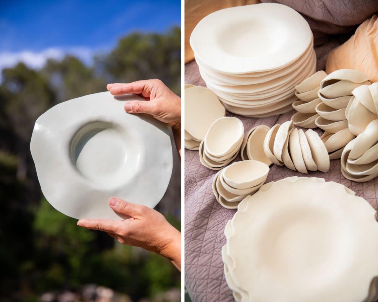 sylvie g&eacute;lis, Sylvie G&eacute;lis, la c&eacute;ramiste proven&ccedil;ale qui fa&ccedil;onne les grandes tables, Made in Marseille