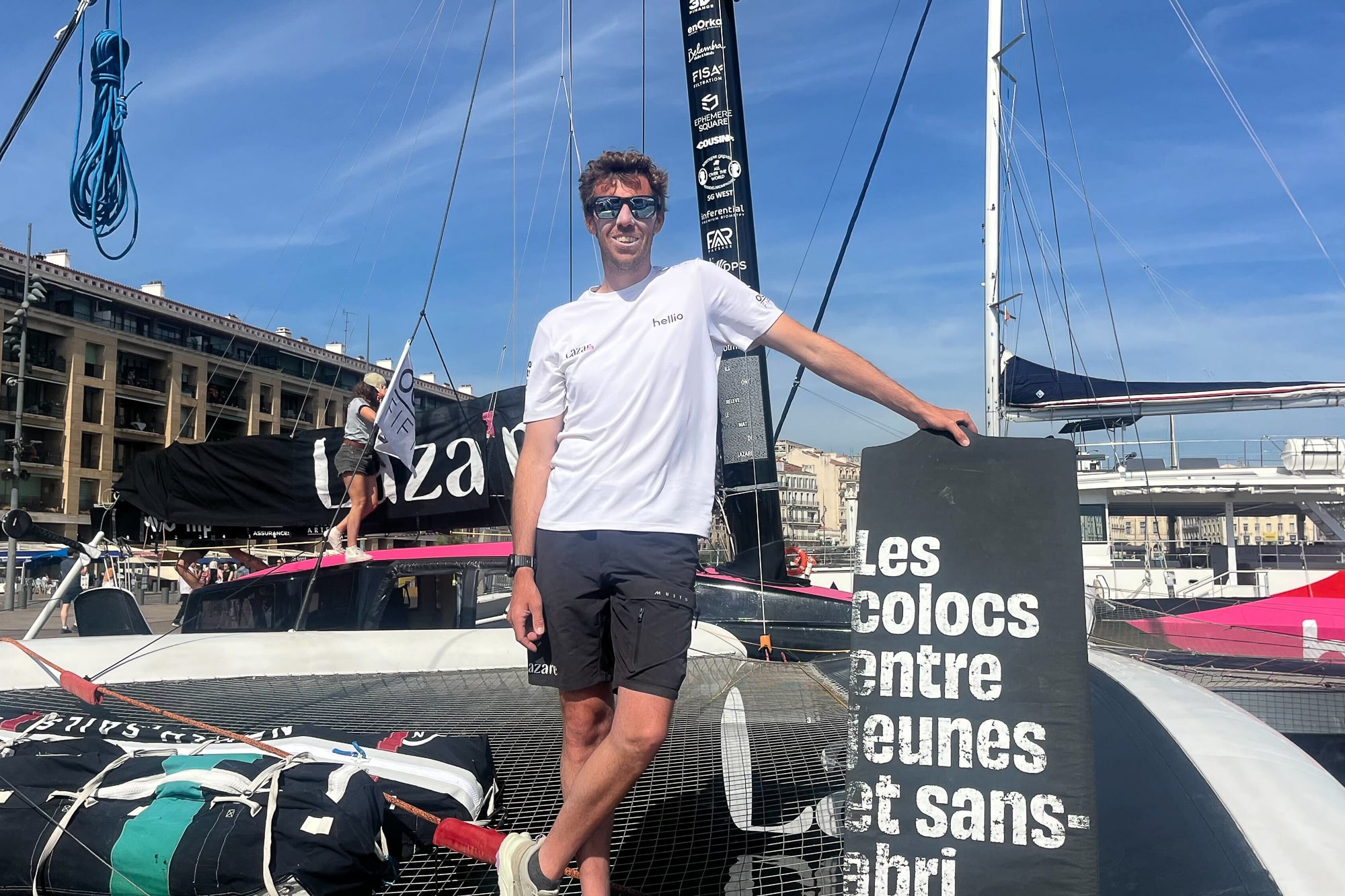 le-skipper-tanguy-le-turquais-en-escale-a-marseille, Rencontre avec le navigateur Tanguy Le Turquais en escale &agrave; Marseille sur sa formule 1 des mers, Made in Marseille