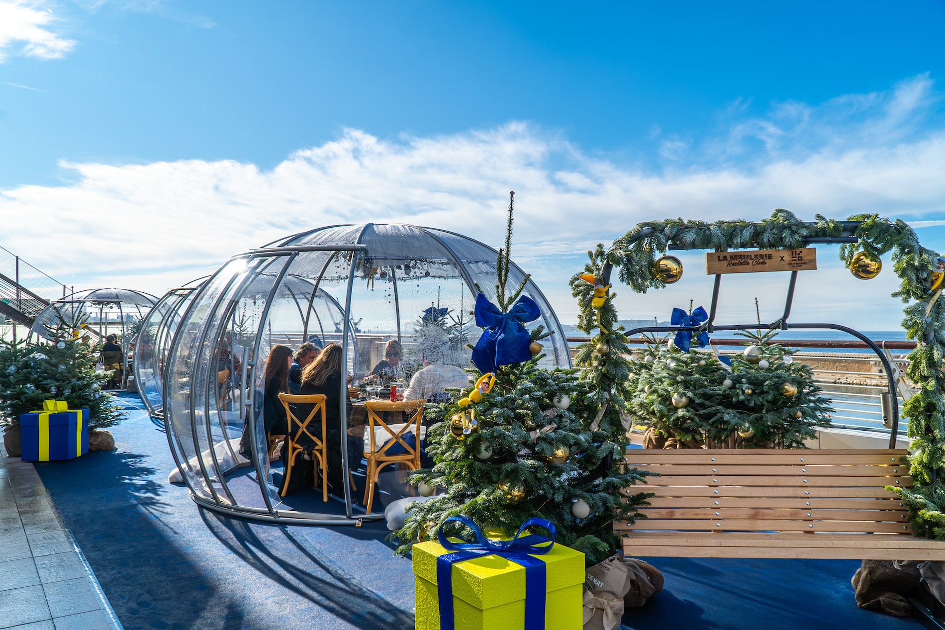 Terrasses du Port, Raclette face &agrave; la mer, illuminations, march&eacute;s locaux&hellip; les Terrasses du Port f&ecirc;tent No&euml;l, Made in Marseille