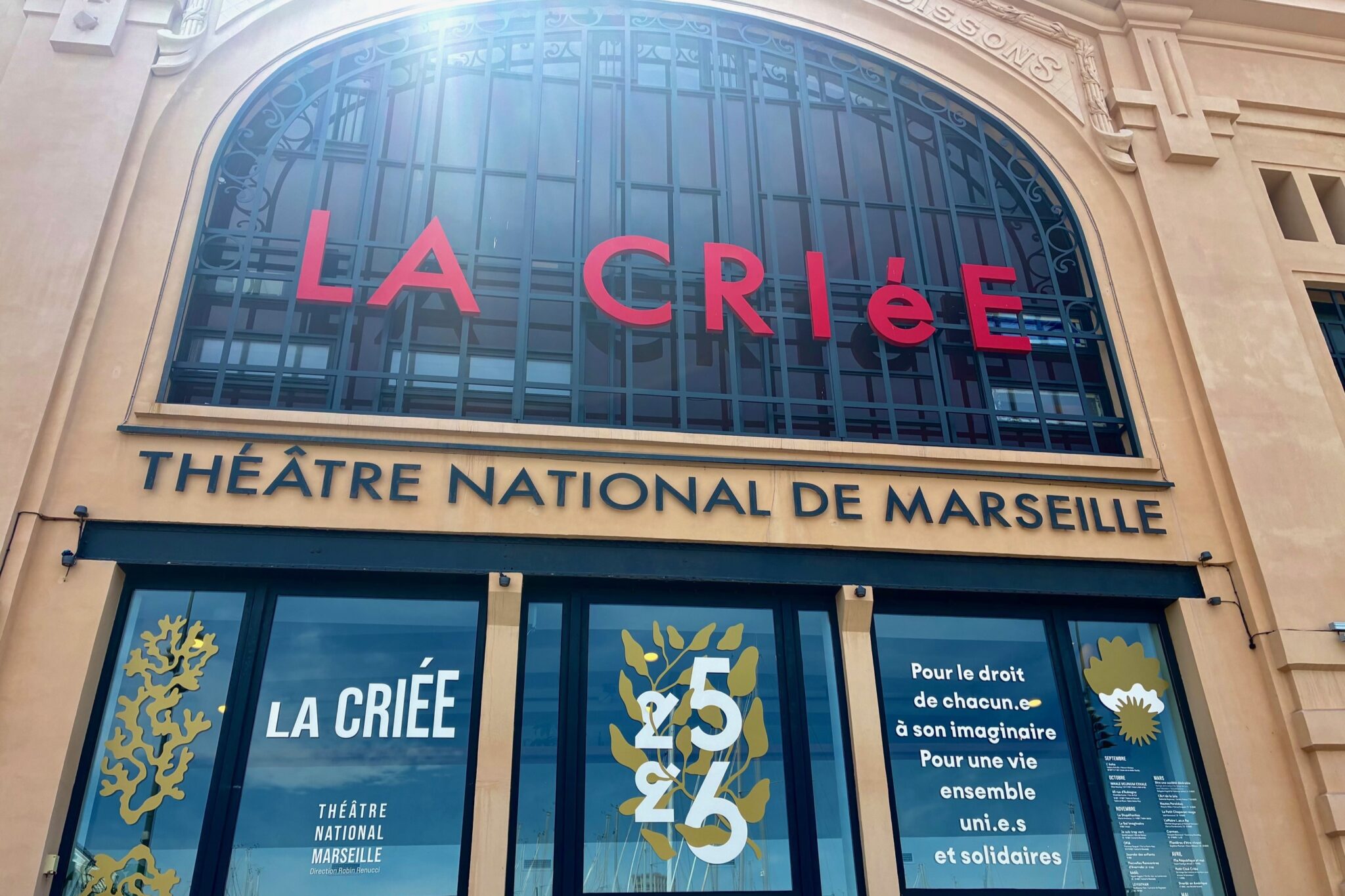 La Cri&eacute;e, Travaux, cr&eacute;ations et th&eacute;&acirc;tre hors les murs : La Cri&eacute;e d&eacute;voile sa programmation 2026-2027, Made in Marseille