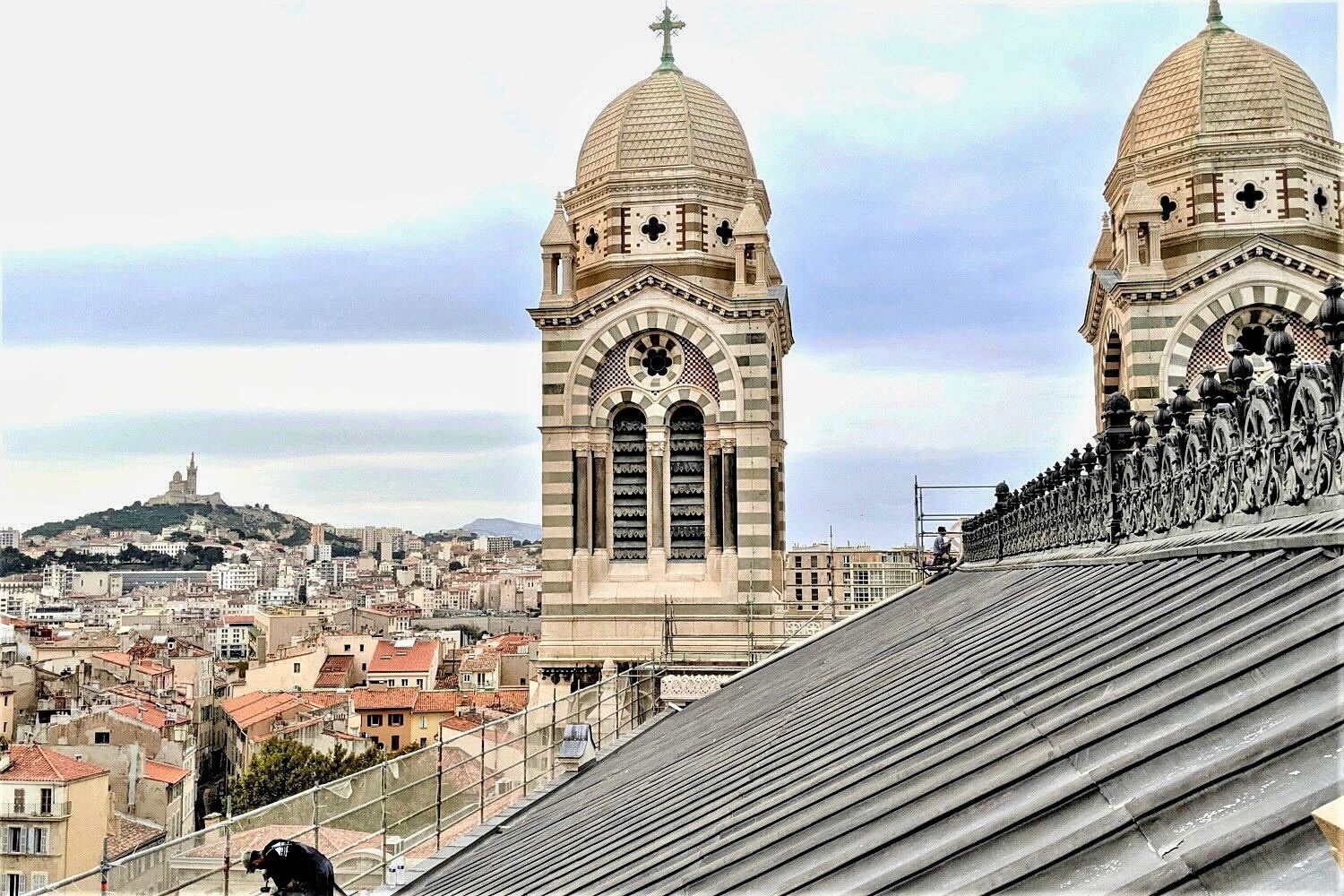 Major, Vidéo | On vous emmène sur le toit de la Major, en pleine rénovation, Made in Marseille