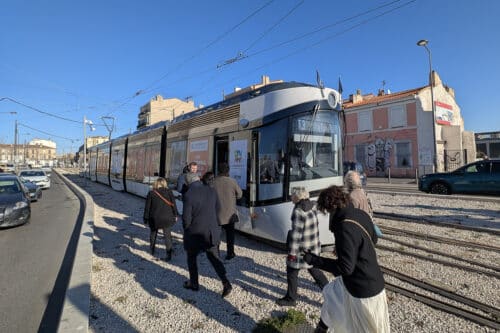 tramway T3, En vid&eacute;o | Les images du nouveau tramway T3 inaugur&eacute; entre G&egrave;ze et la Gaye, Made in Marseille