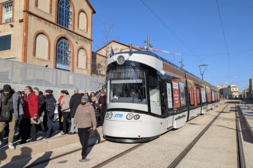 tramway T3, En vid&eacute;o | Les images du nouveau tramway T3 inaugur&eacute; entre G&egrave;ze et la Gaye, Made in Marseille