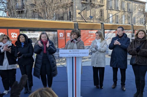tramway T3, En vid&eacute;o | Les images du nouveau tramway T3 inaugur&eacute; entre G&egrave;ze et la Gaye, Made in Marseille