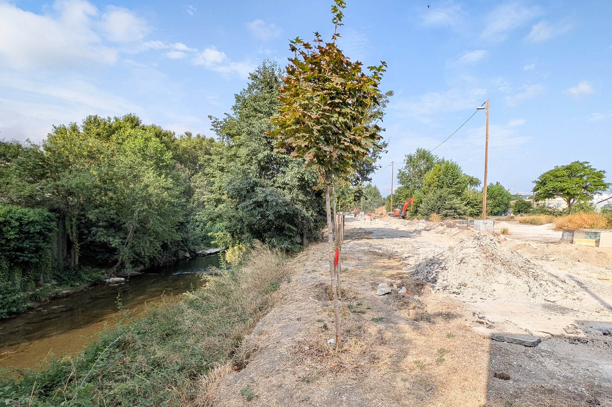 huveaune, Le chantier d&eacute;bute pour r&eacute;am&eacute;nager la voie verte sur les berges de l&rsquo;Huveaune, Made in Marseille
