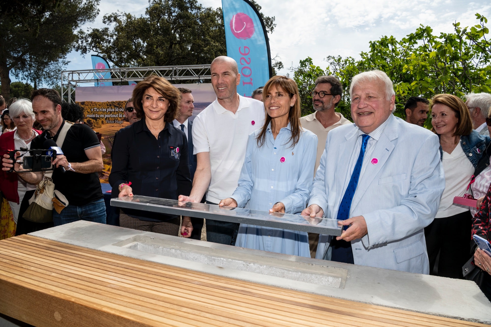 Point Rose, Zinedine Zidane à Istres pour lancer le chantier de la Maison du Point Rose, Made in Marseille