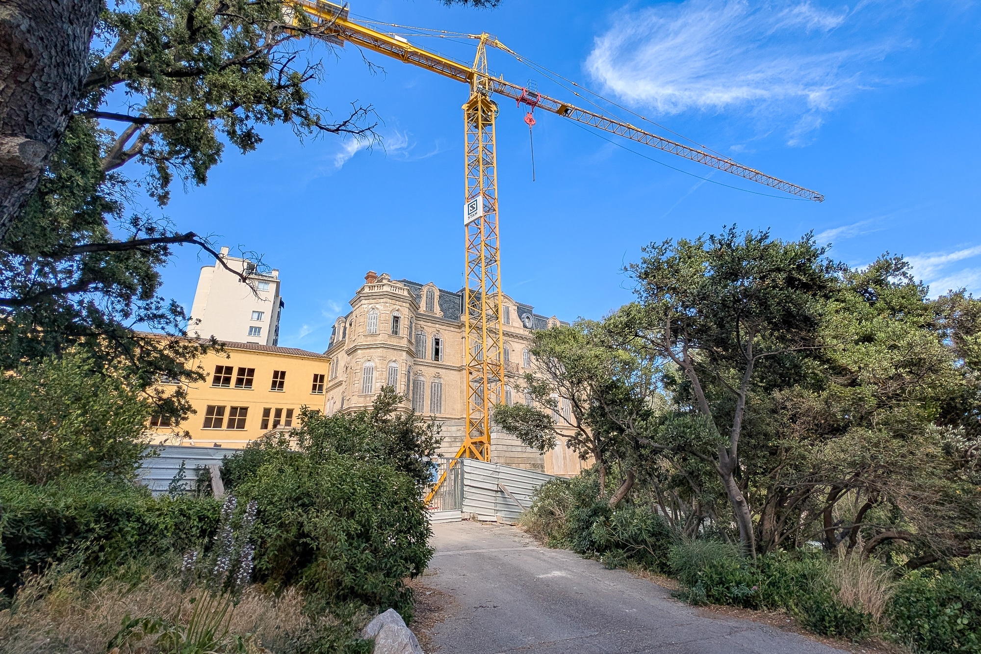 villa valmer, Les travaux battent leur plein &agrave; la Villa Valmer pour une ouverture du &laquo; Culture h&ocirc;tel &raquo; en 2028, Made in Marseille