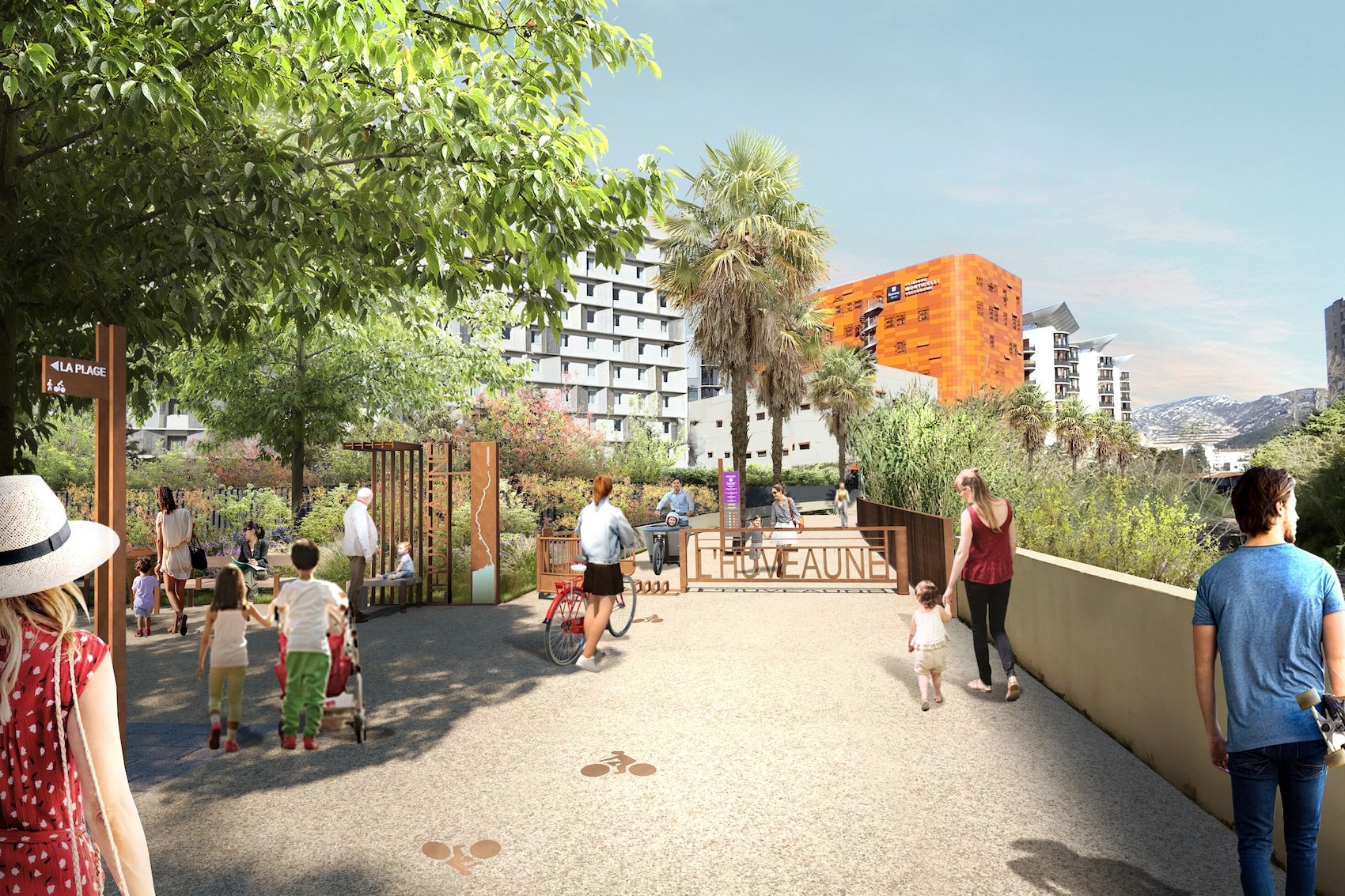 huveaune, Le chantier d&eacute;bute pour r&eacute;am&eacute;nager la voie verte sur les berges de l&rsquo;Huveaune, Made in Marseille