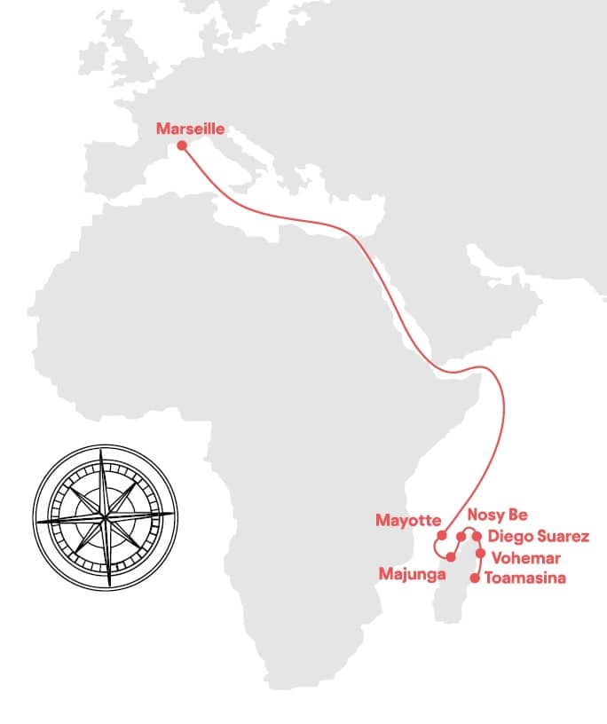 conteneurs, Le premier porte-conteneurs à voiles doit relier Marseille à Madagascar en 2025, Made in Marseille